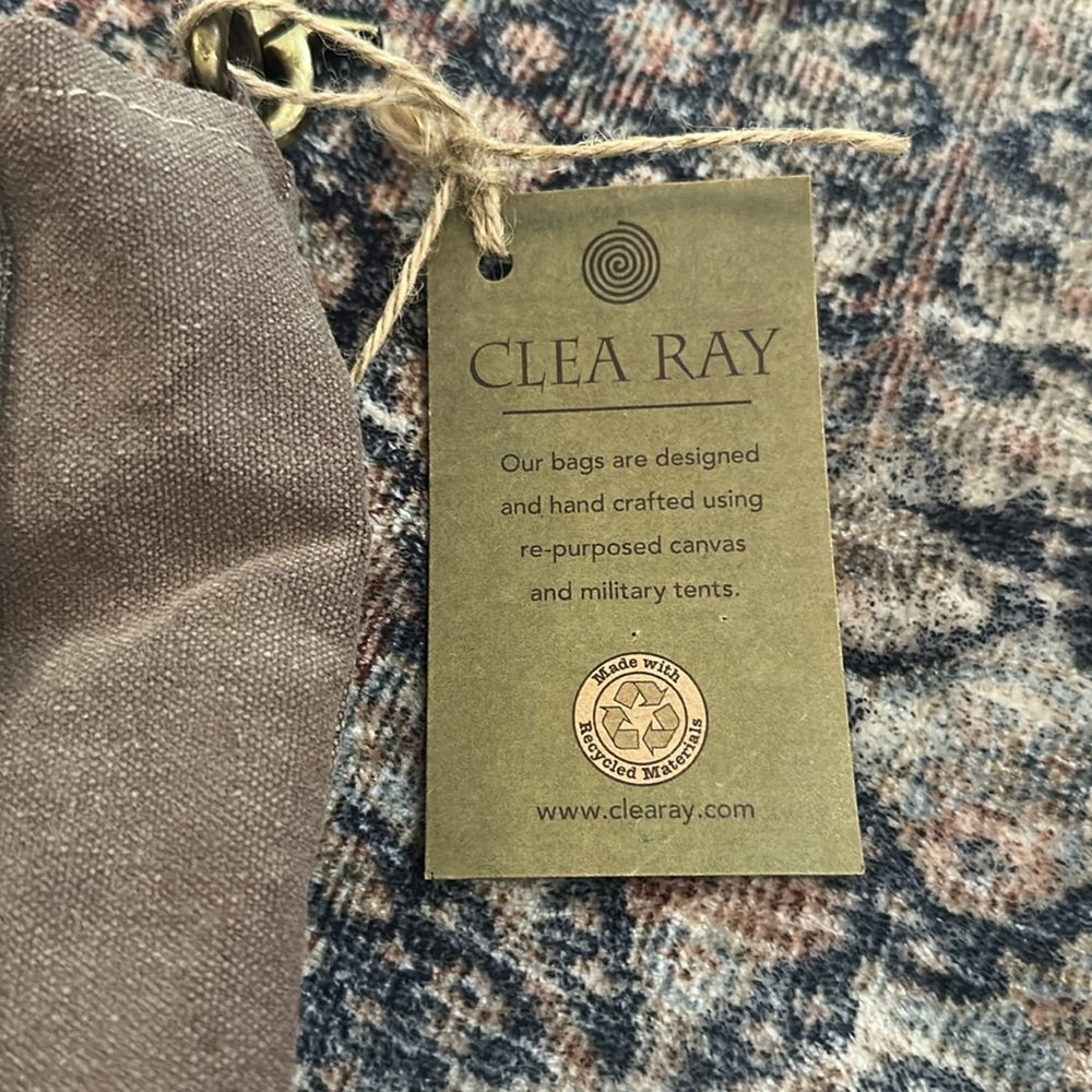 Clea Ray Brown canvas Crossbody Bag - Picture 3 of 9
